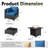 Pre-Assembled Chairs, 2-Person Patio Furniture Set Rattan Outdoor Sectional Conversation Sofa Seating Group With Propane Fire Pit Table-1822330575-1835573918