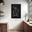 Barber's Chair Vintage BW - impression sur toile tendue-784158580