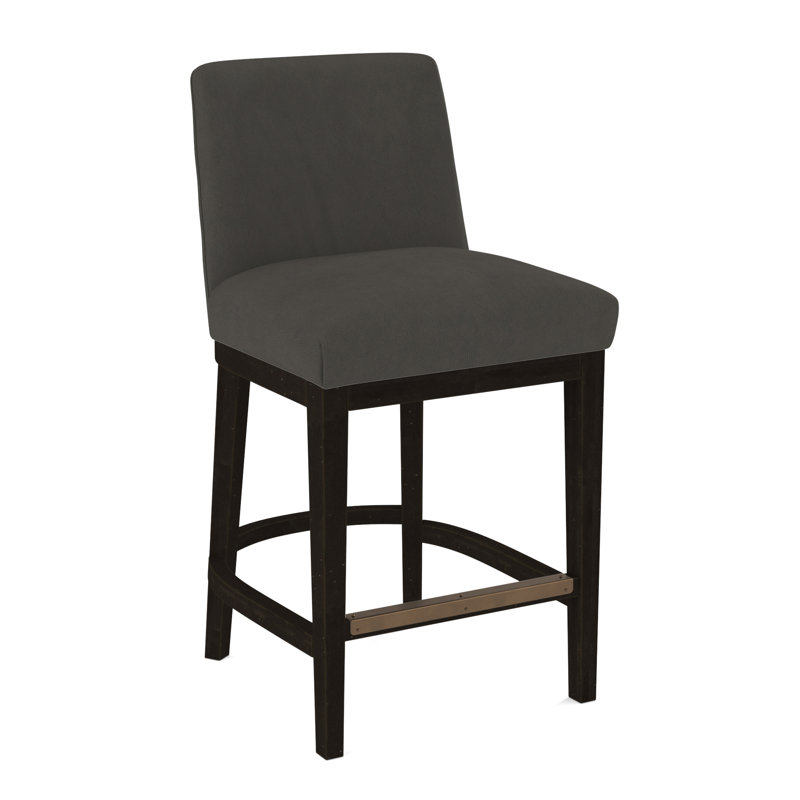 Upholstered Stool, Evolution Smokey, Beachwood