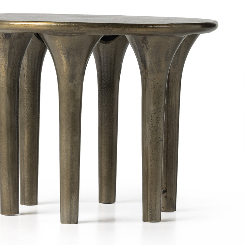 Kelden End Table, Aged Bronze
