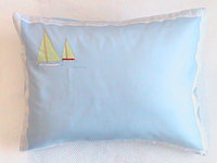 Boudoir en coton voilier avec coussin lombaire