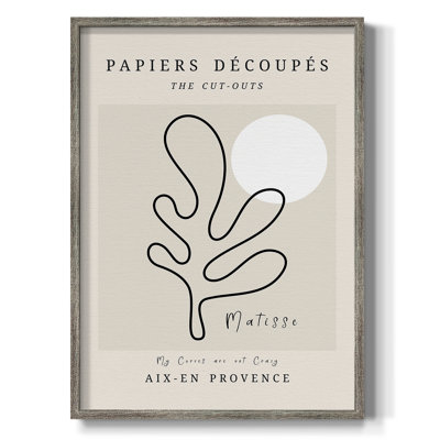 Matisse CECL XXIV, reproduction d'art encadrée - bois massif