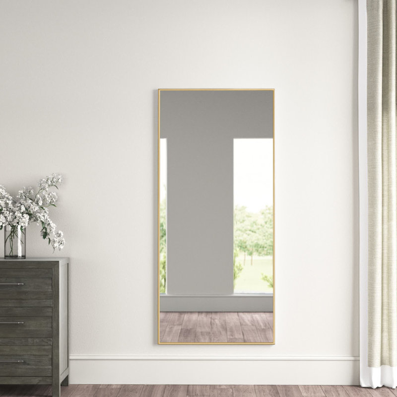 Miroir pleine longueur Daegan, 71 po x 30 po, Or
