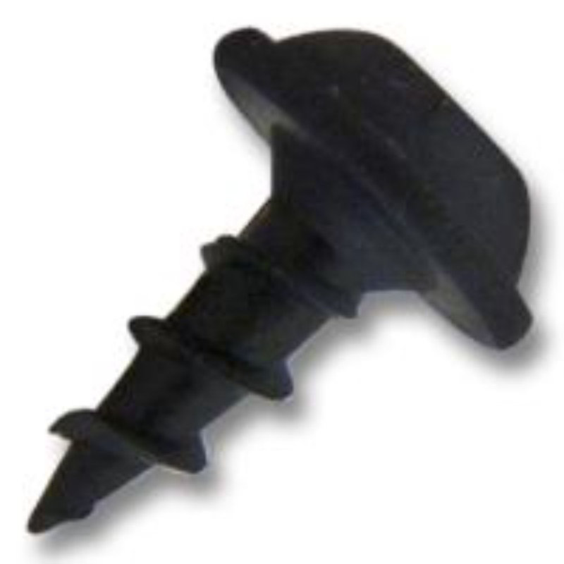 #8 x 1/2 in. Black Square Round Washer Head Coarse Thread Self-Tapping