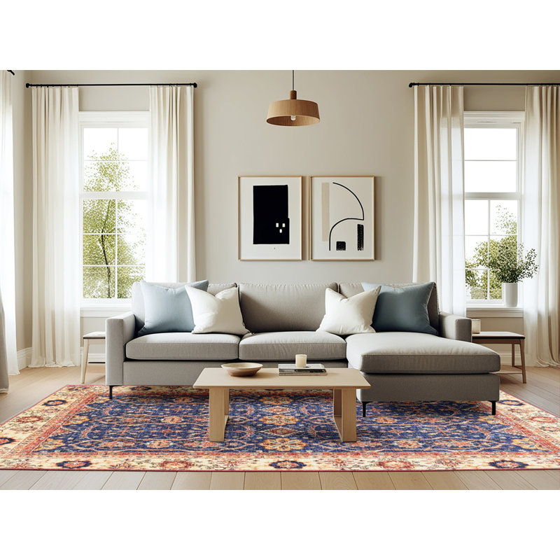 Abstract Indoor Rug, Rectangle 6' x 9'