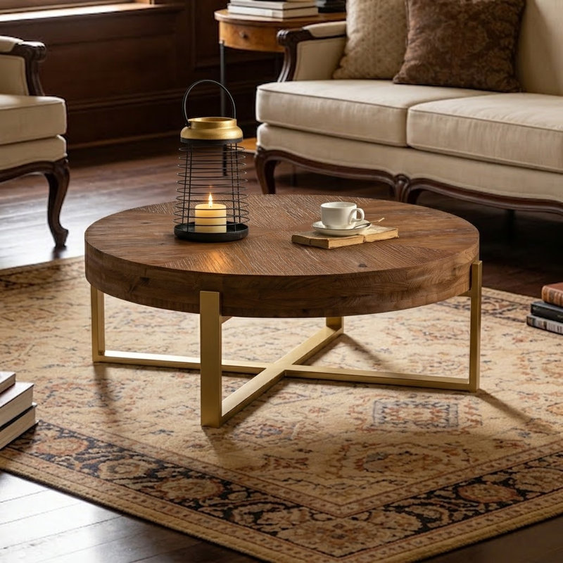 Table basse Brisayda, Or