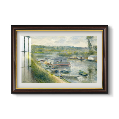 Bateau-lavoir à Bas-Meudon, vers 1874 - Pierre-Auguste Renoir - Estampe encadrée sur mesure