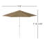 Parasol de marché 86,3 po Kenne-1237274032-1261546530