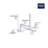 Eurocube Deck Mounted Tub Spout-87360652