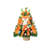 18-Inch Easter Tree with Colorful Eggs and Bunny, Spring Table Decorations with Burlap Base