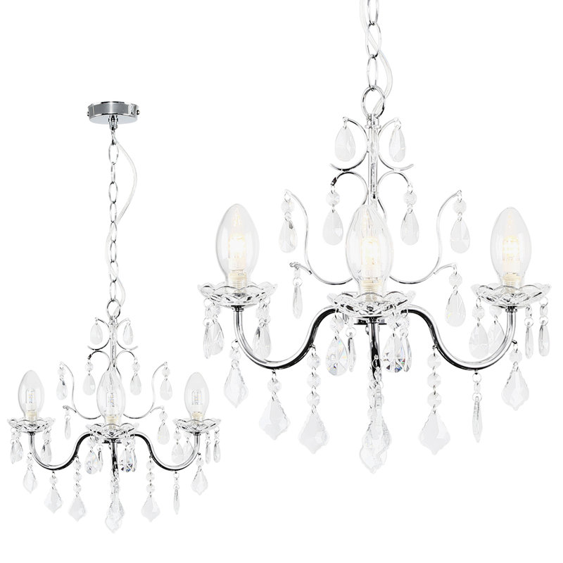 Gould 3 - Light Candle Style Chandelier, Yes