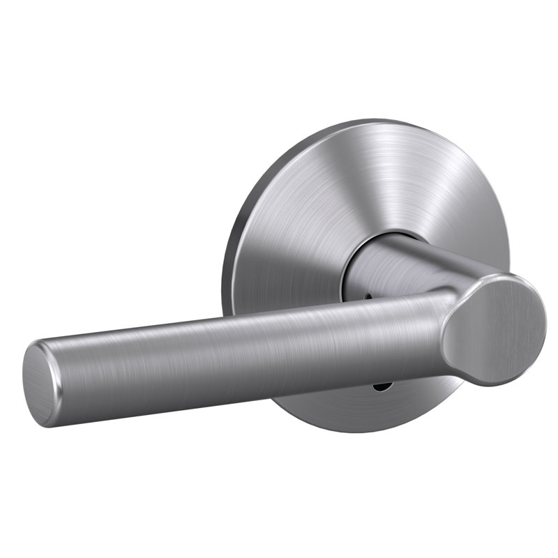 Custom Broadway Non-Turning Lever with Kinsler Trim, Satin Chrome