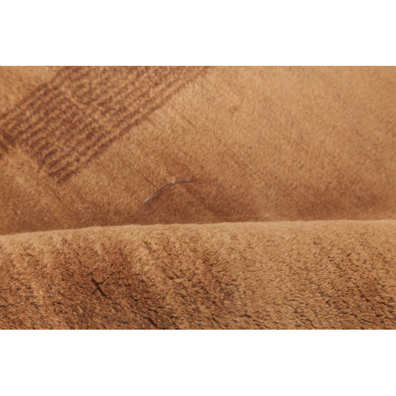 Tapis art déco en laine fait à la main de style rétro Mid-20Th Century 3 pi x 4 pi 9 po