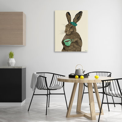 «Rabbit & Green Teacup» par Tara Royle