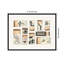 «Vintage Matchboxes Neutral Black and Beige» par Honey Island Studio, impression murale encadrée