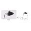 Lampe de table noire 1 lumière avec abat-jour en aluminium noir-316335743