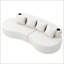 Canapé modulaire courbé moderne modulaire à 3 places minimaliste et élégant-1073186304