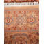Tapis rose noué à la main de conception unique Chimel