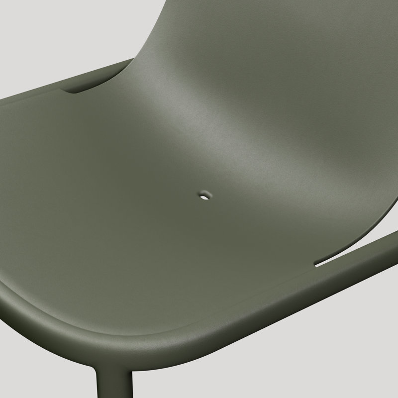 Decade Outdoor Lounge Chair, Green