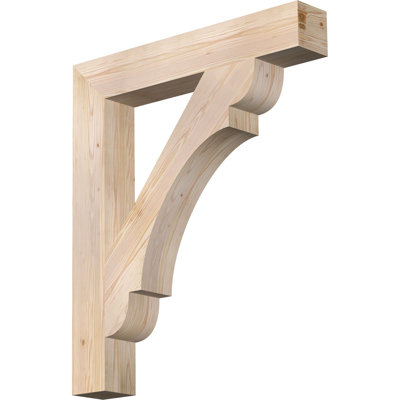 Support lisse bloc 5 1/2 "x P 36" x H 42 ", sapin Douglas