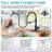 Wilmall Kitchen Faucet with Pull Down Sprayer & Deck Plate, Commercial Single-Handle Spring Sink Faucet for Laundry, RV, Wet Bar, Farmhouse-105336935