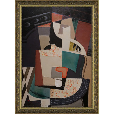 Femme assise, Mary Blanchard, reproduction de cadre sur toile