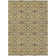 Lummus Washable Damask Indoor / Outdoor Rug