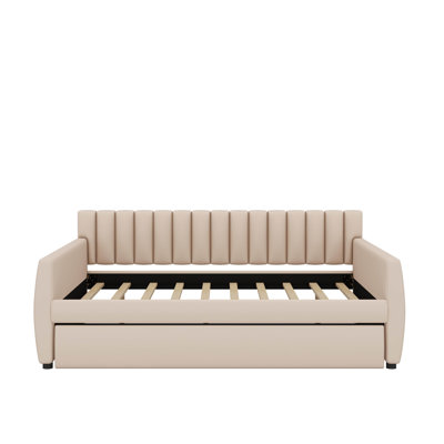 Full Size Upholstered Daybed With Trundle