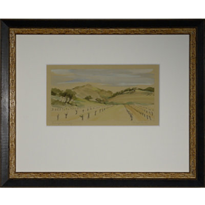 Vineyard Valley Print by Daughdrill