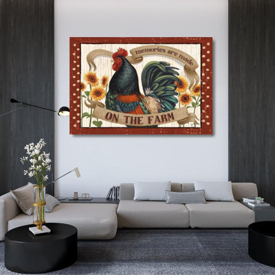 Rosalind Wheeler Penner, Janelle Gallery Wrapped Canvas Art Titled: Country Heart II Dots