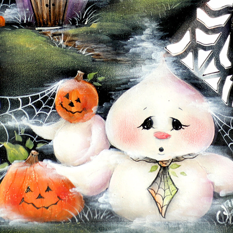 Cintre pour porte en bois d’halloween
