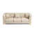 Similicuir beige et blanc est en rupture de stock