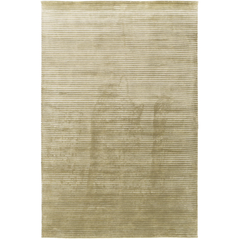 Epperson Hand Knotted Striped Indoor Rug, Rectangle 8' x 11'