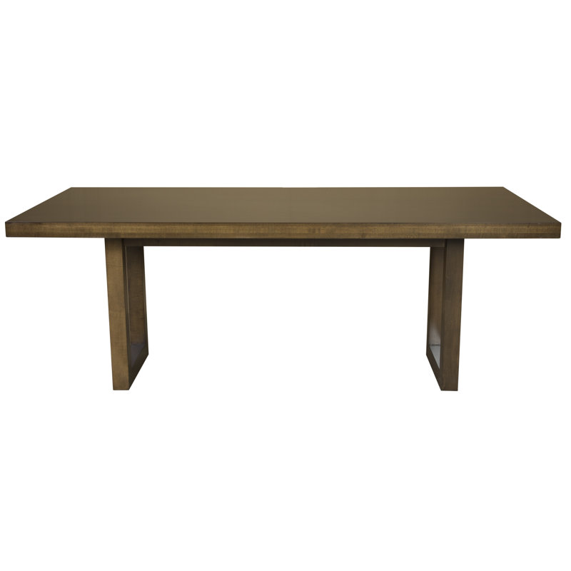 Maple Solid Wood Dining Table, 29" H x 72" W x 42" D, Aurora