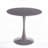 Mid-Century Round Tulip Table - 31.5" Gray Top, Metal Pedestal for 2-4-1002886078-1002886016