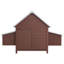 Poulailler en bois avec poulailler et poulailler double-458514006