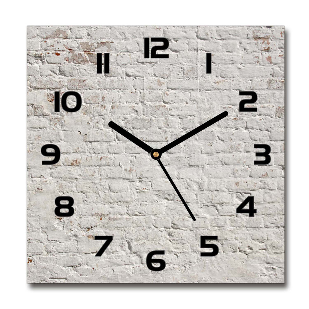 Analoge Wanduhr Brick Wall 60 cm Geräuschlos