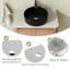 Meuble-lavabo flottant mural 30 po avec comptoir en quartz