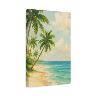 Apel Single Picture Frame Print on Canvas
