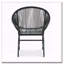 Ensemble de chaises de patio en osier-1065080680