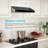 36'' 900 CFM Under Cabinet Range Hood in Black with Remote Control-70643331