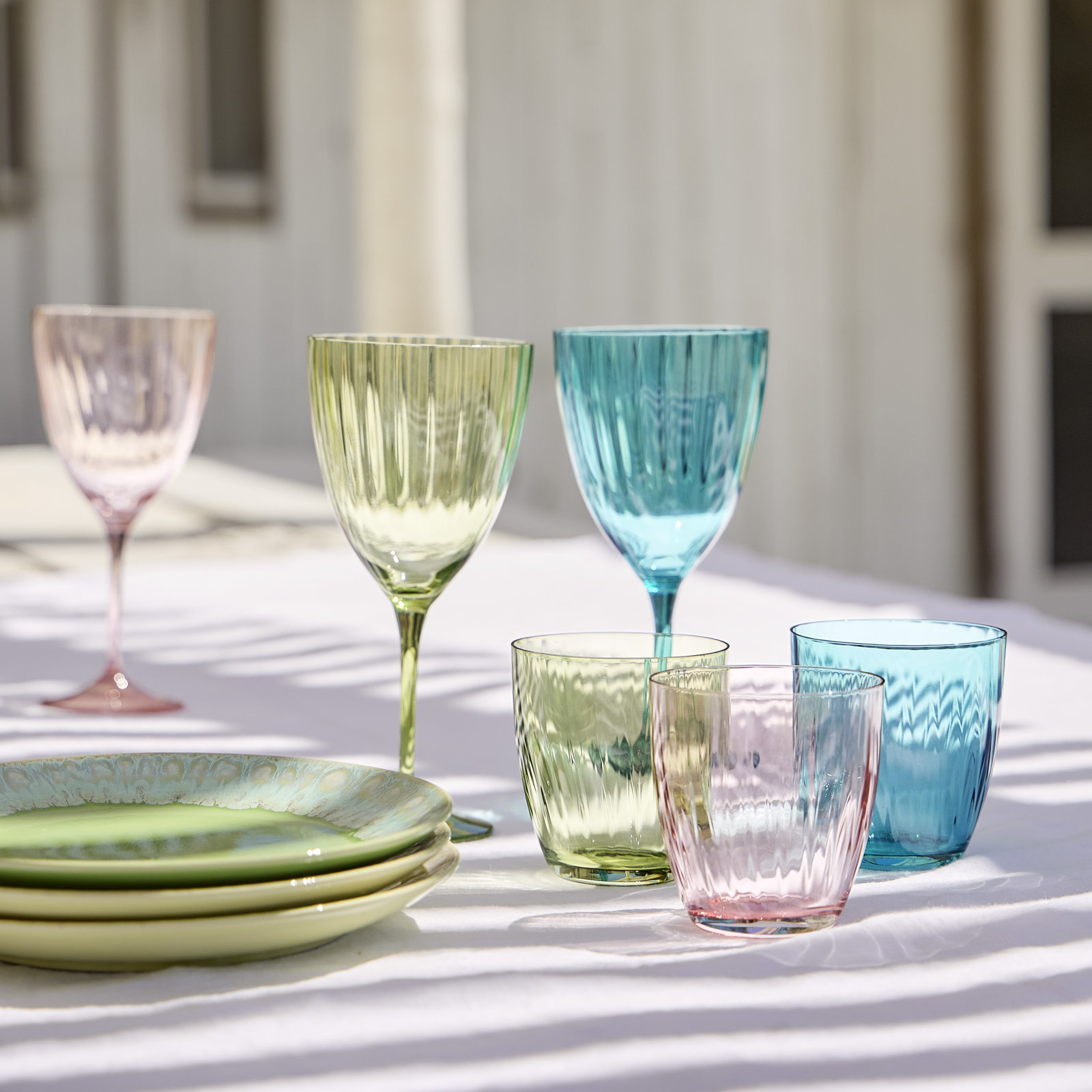 Sensa Ribbed Red Wine Glass, Bay Leaf