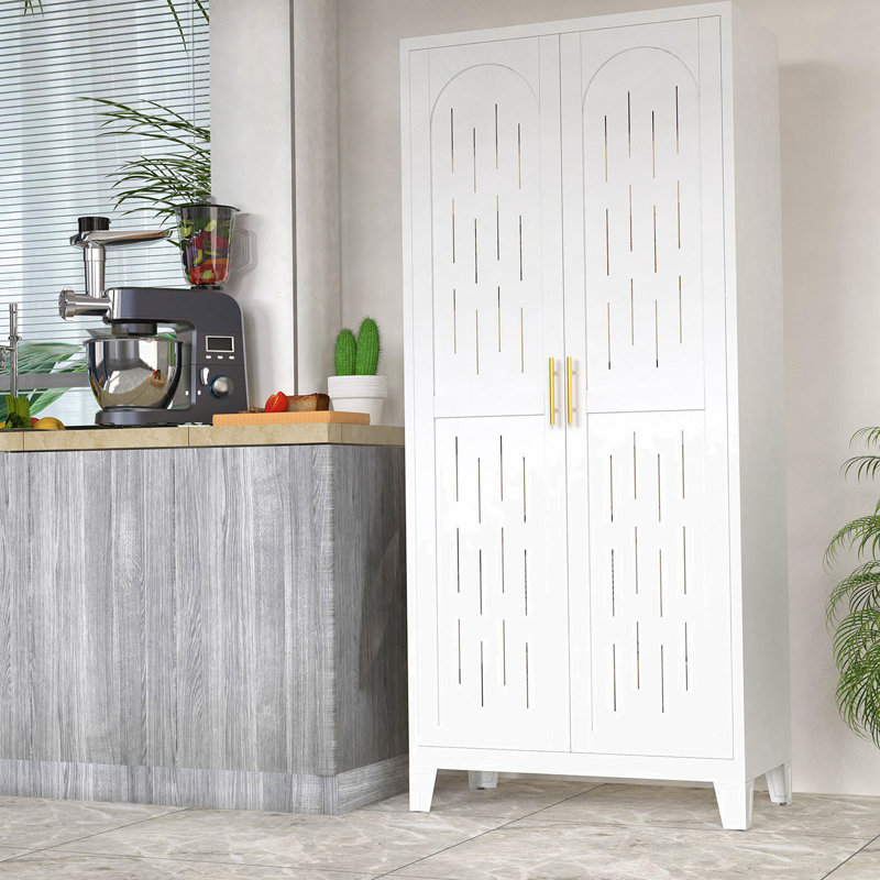 Armoire 2 portes avec trous verticaux