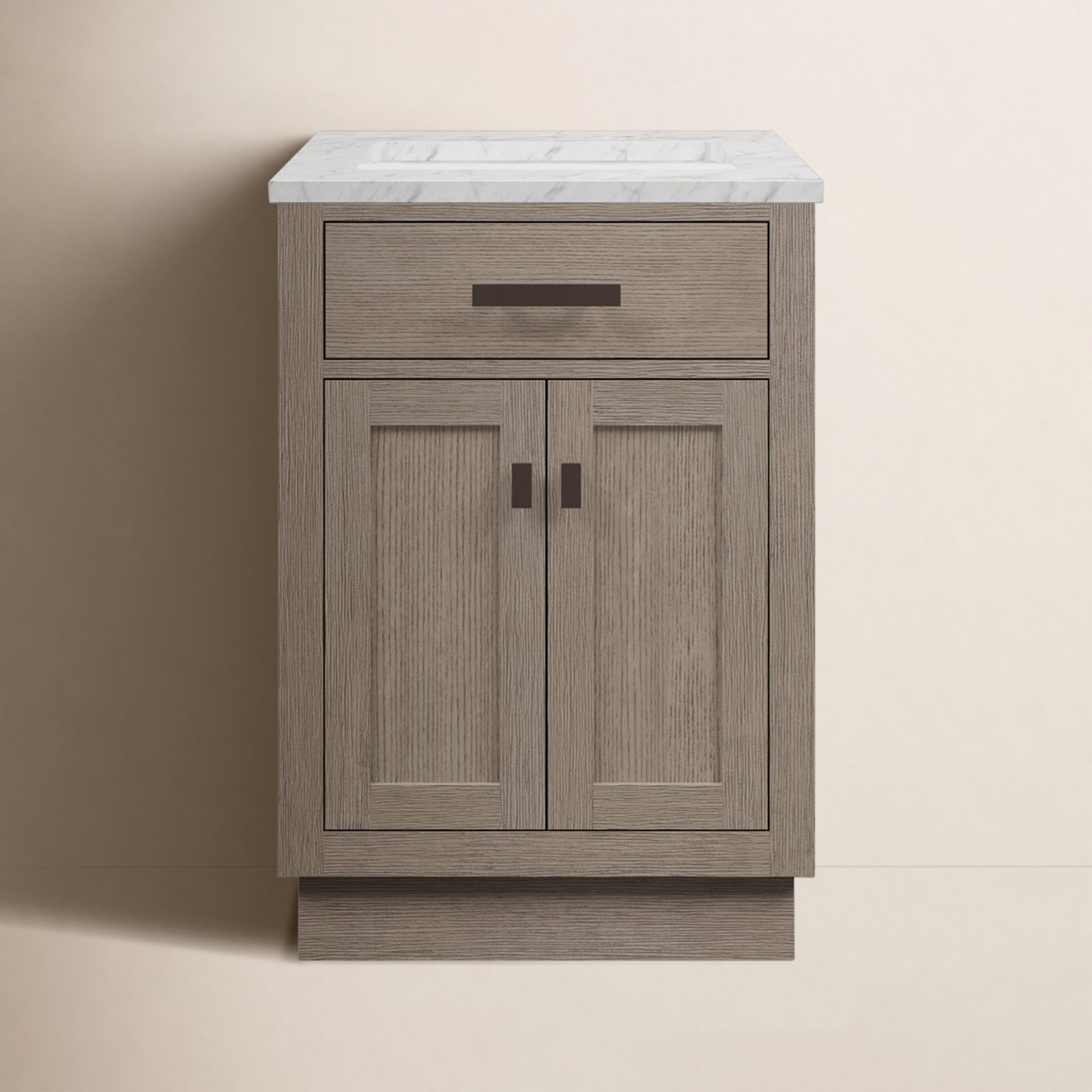 Nicholls 24'' Single Bathroom Vanity, Gray