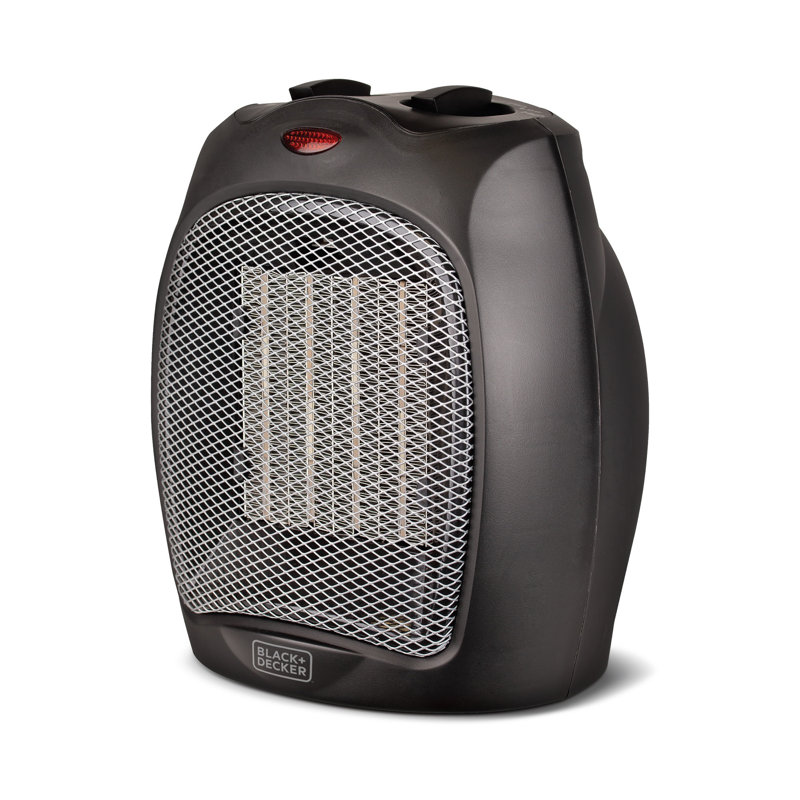 BLACK+DECKER Electric Heater, Portable Heater with 3 Settings, Ceramic Heater for Office and Home