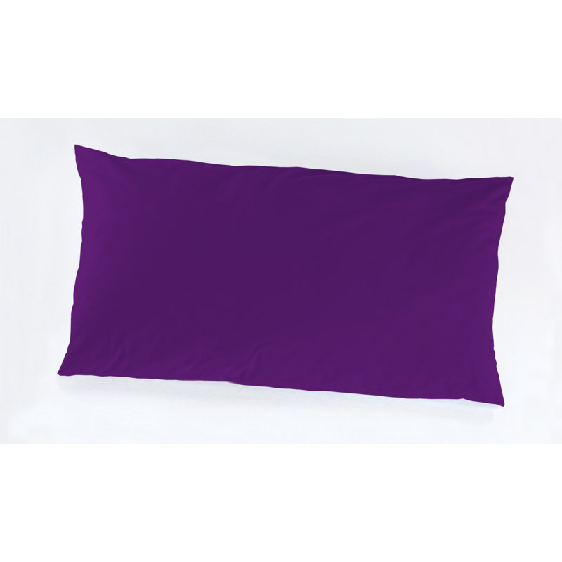 Rosalinda 100% Cotton Jersey Knit Pillow Case, Orange, 40 x 80cm