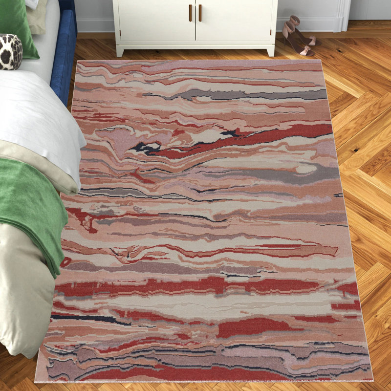 Altunay Abstract Indoor Rug, Rectangle 7'10" x 11'1"