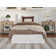 Jeinny Solid Wood Platform Bed with Matching Footboard
