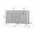 Lewis 54'' Double Bathroom Vanity with Engineered Marble Top-95377112
