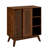 Dark Wood Rattan Cabinet For Dining Room Storage-2019397252